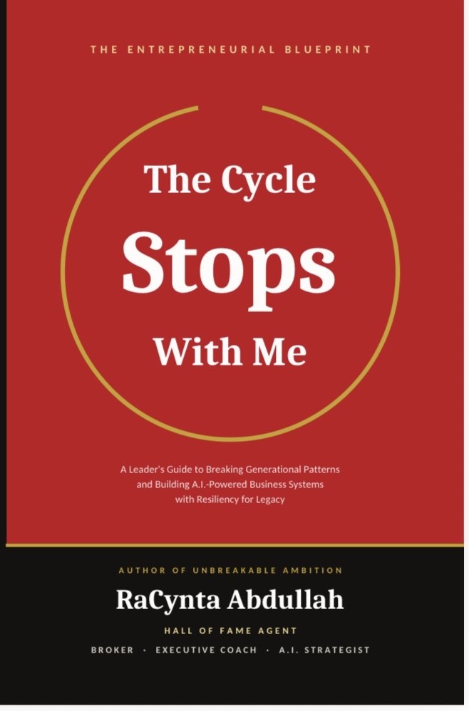 The Cycle Stops With Me — book cover by RaCynta Abdullah, Cycle Breaker Collection Book Two